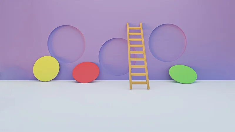 코딩 개발 - 기술 상징과 함께하는 커리어 성장 사다리