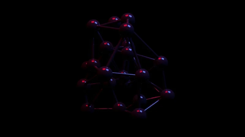신약 개발 - 컴퓨터 시뮬레이션 중인 분자